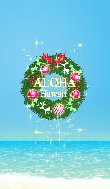 アロハ ハワイだってクリスマス Line着せかえ 360円