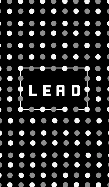 [LINE着せ替え] LEAD シンプルな黒の画像1