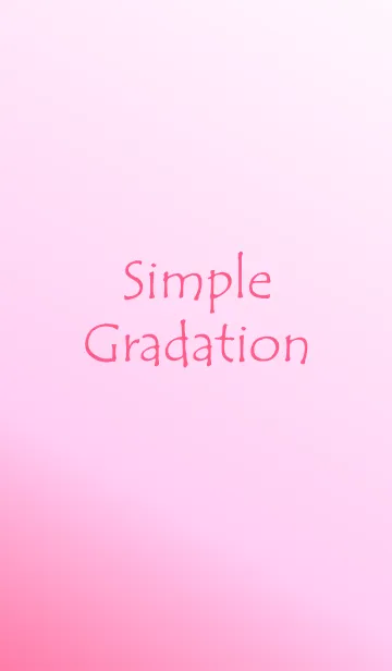 [LINE着せ替え] Simple Gradation -PINK4-の画像1