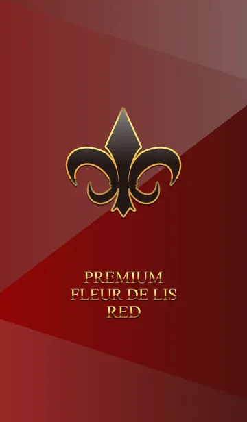 [LINE着せ替え] PREMIUM FLEUR DE LIS -RED-の画像1