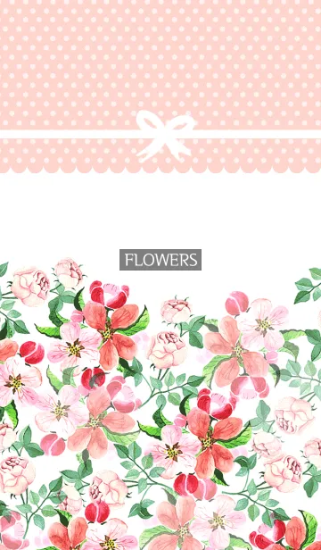 [LINE着せ替え] water color flowers_613の画像1