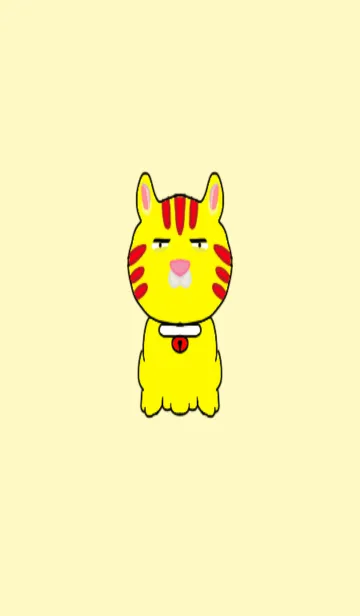 [LINE着せ替え] Yellow catの画像1