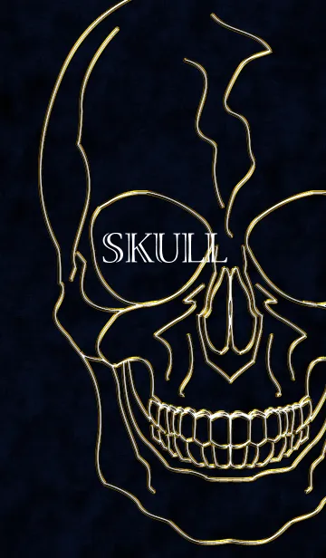 [LINE着せ替え] Simple Skullsの画像1
