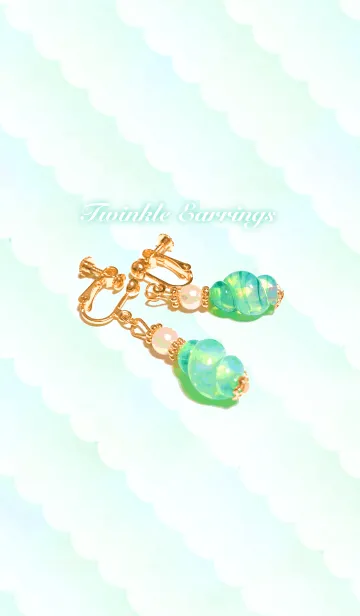 [LINE着せ替え] マーメイドなイヤリングの画像1