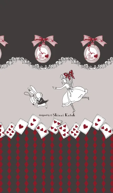 [LINE着せ替え] Usagi Alice in Wonderlandの画像1