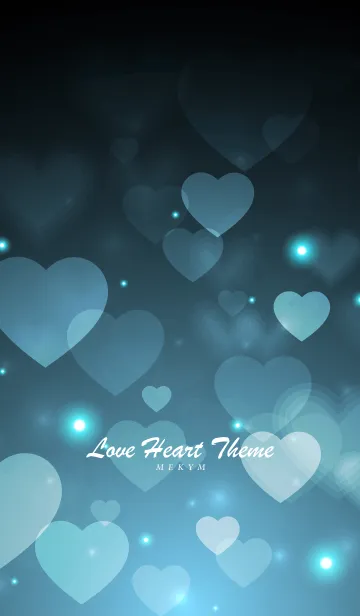 [LINE着せ替え] Love Heart Theme -SUMMER BLUE-の画像1