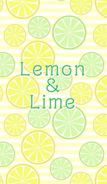 [LINE着せ替え] レモン＆ライムの画像1