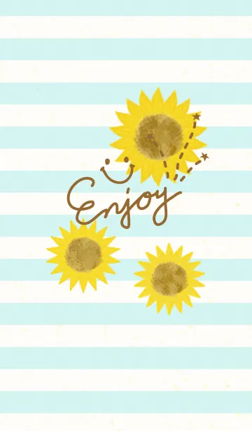 [LINE着せ替え] ひまわり-スマイル21-の画像1