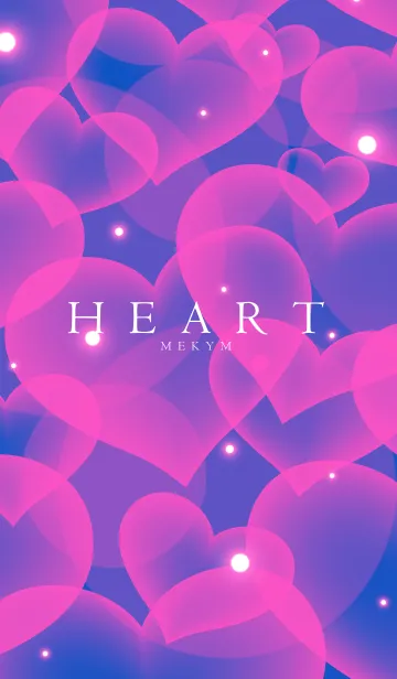 [LINE着せ替え] HEART -BLUE＆PINK-の画像1