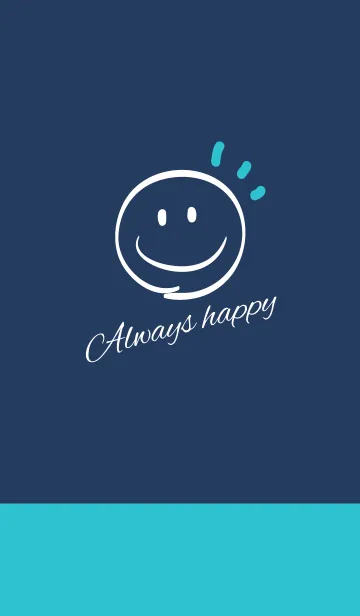 Always happy -NAVY+TURQUOISE-の着せ替えメイン画像