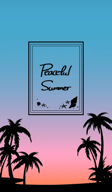 [LINE着せ替え] Peaceful Summerの画像1