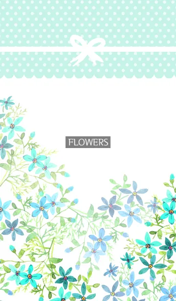 [LINE着せ替え] water color flowers_620の画像1