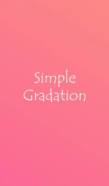 [LINE着せ替え] Simple Gradation -PINK6-の画像1