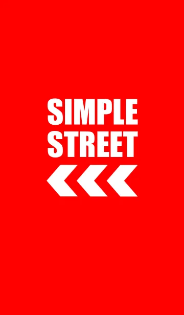 [LINE着せ替え] ストリート系シンプル着せかえ[赤]の画像1