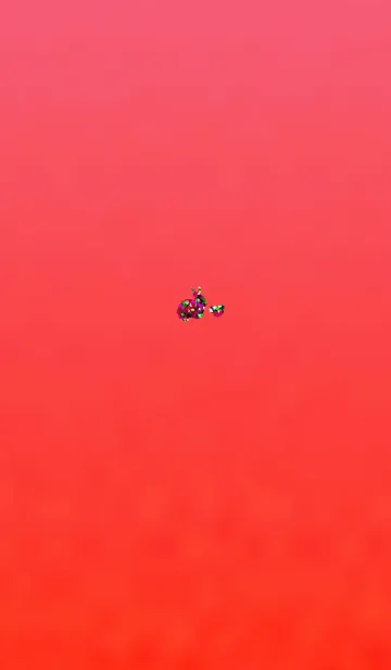 [LINE着せ替え] ラメうさのお守りレッドの画像1