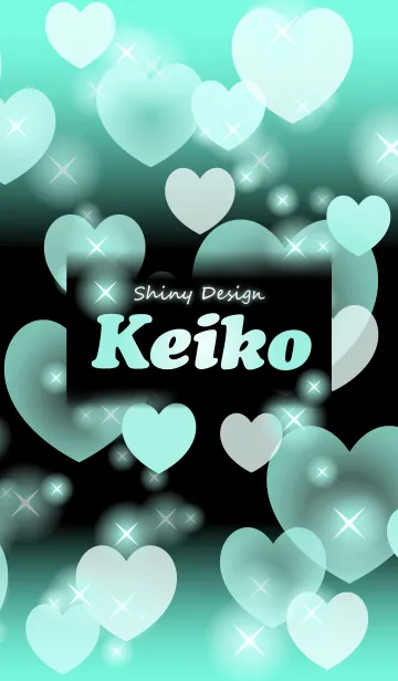 [LINE着せ替え] けいこ❤️の着せかえ❤️ミントハートの画像1