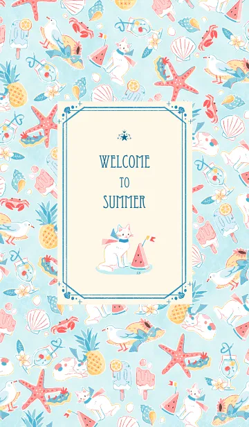 [LINE着せ替え] Welcome to SUMMERの画像1