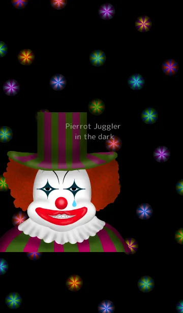 [LINE着せ替え] Pierrot Juggler in the darkの画像1