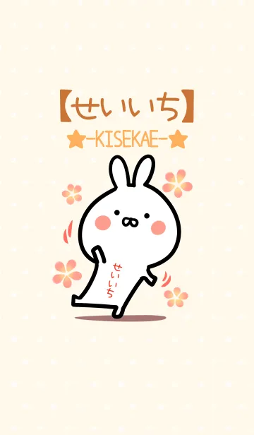 [LINE着せ替え] ☆【せいいち】のウサギ着せかえ☆の画像1