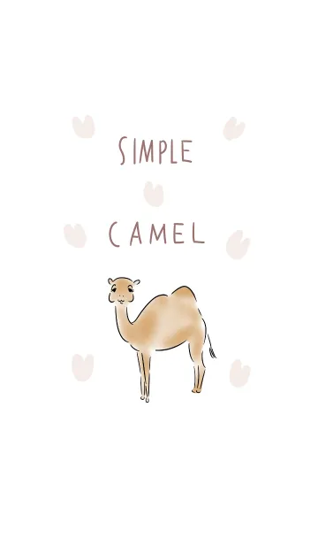 [LINE着せ替え] シンプル らくだの画像1