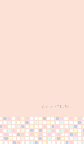 [LINE着せ替え] Color -TILE- 56の画像1