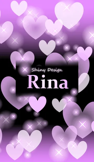 [LINE着せ替え] りな❤️の着せかえ❤️紫ハートの画像1