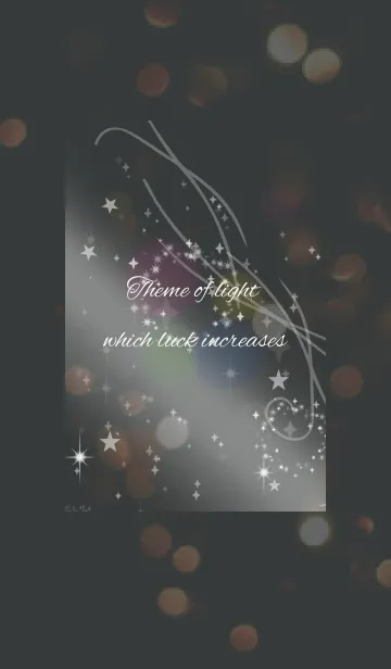 [LINE着せ替え] 運気が上がる光の風水 /ブラック＆ホワイトの画像1