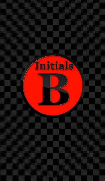 [LINE着せ替え] Good fortune Initials 9 "B"(j)の画像1