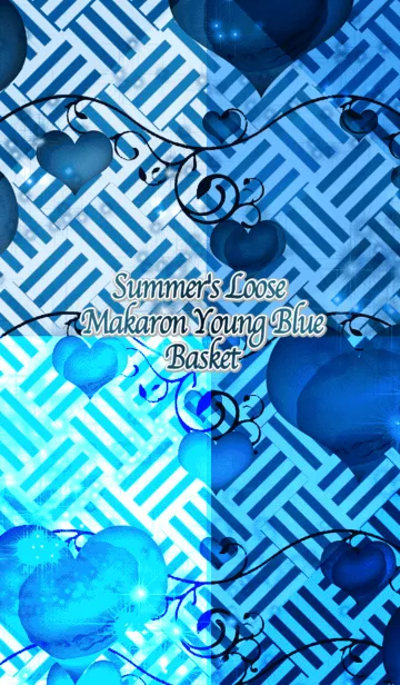 [LINE着せ替え] 夏のマカロンヤングブルーバスケットの画像1