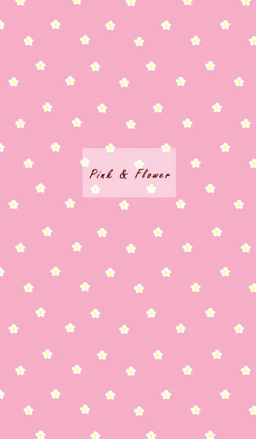 [LINE着せ替え] ピンク＆フラワー【サマー】の画像1
