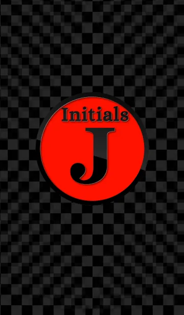 [LINE着せ替え] Good fortune Initials 9 "J"(j)の画像1