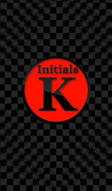 Good fortune Initials 9 "K"(j)の着せ替えメイン画像
