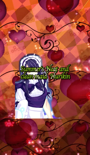 [LINE着せ替え] 夏の清楚メイドマカロンハーリキンの画像1