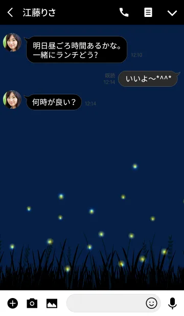 [LINE着せ替え] firefly Theme.の画像3