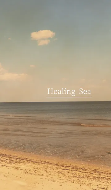 [LINE着せ替え] Healing Sea ～Sepia～の画像1