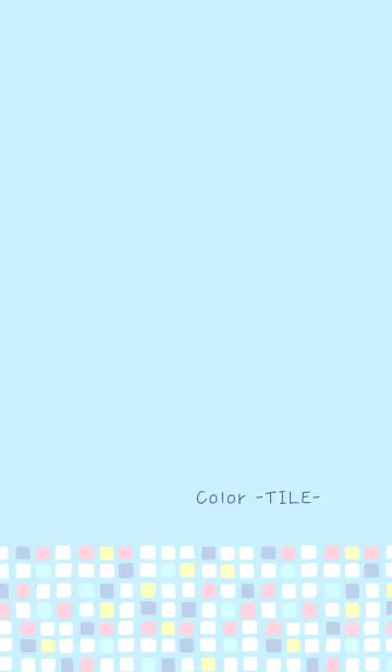 [LINE着せ替え] Color -TILE- 57 -Summer Style-の画像1