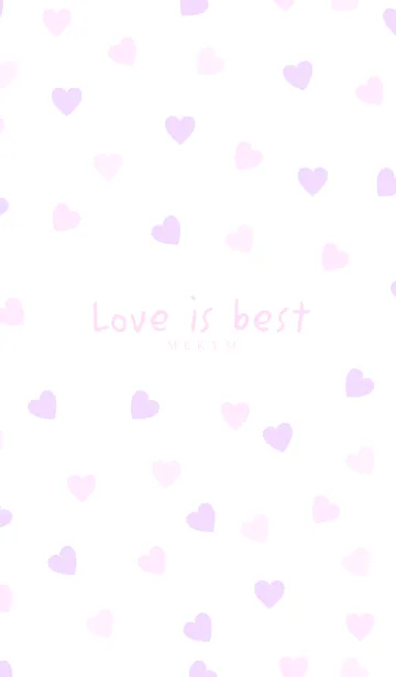 [LINE着せ替え] Love is best -PURPLE 2-の画像1