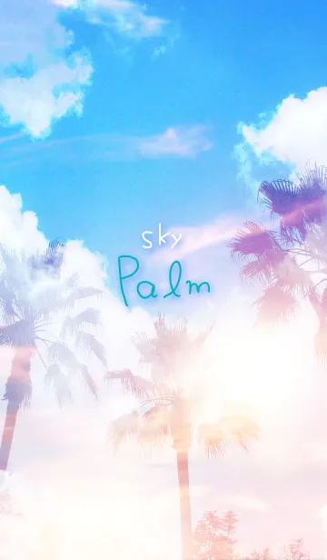 [LINE着せ替え] sky Palm ＠SUMMERの画像1
