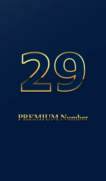 [LINE着せ替え] PREMIUM Number 29の画像1