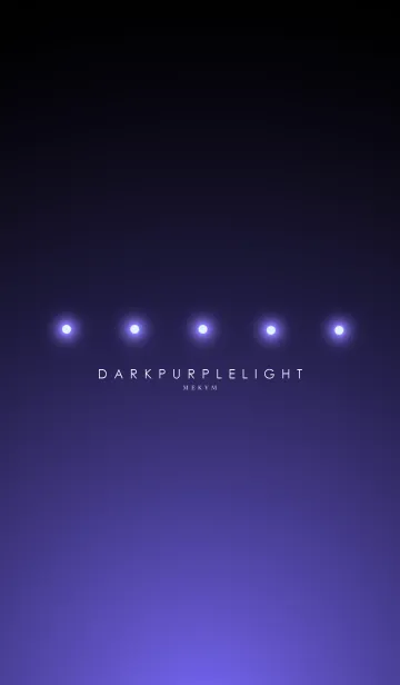 [LINE着せ替え] DARK PURPLE LIGHT -MEKYM-の画像1
