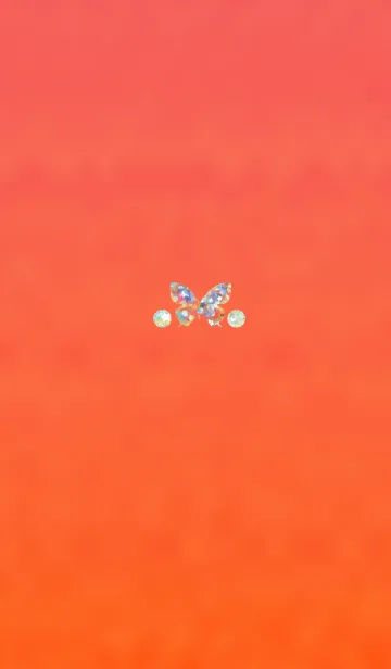 [LINE着せ替え] ラッキーラメシンボルオレンジの画像1