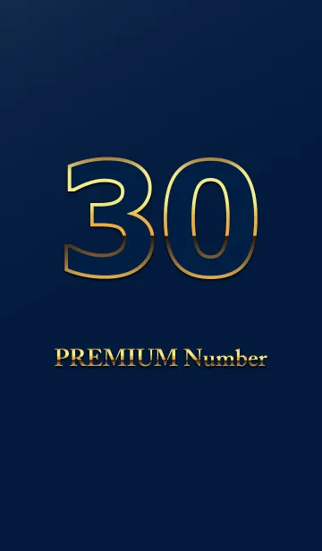 [LINE着せ替え] PREMIUM Number 30の画像1