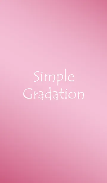 [LINE着せ替え] Simple Gradation -METAL PINK-の画像1