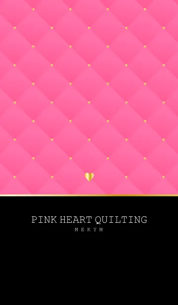 [LINE着せ替え] PINK HEART QUILTING 4の画像1