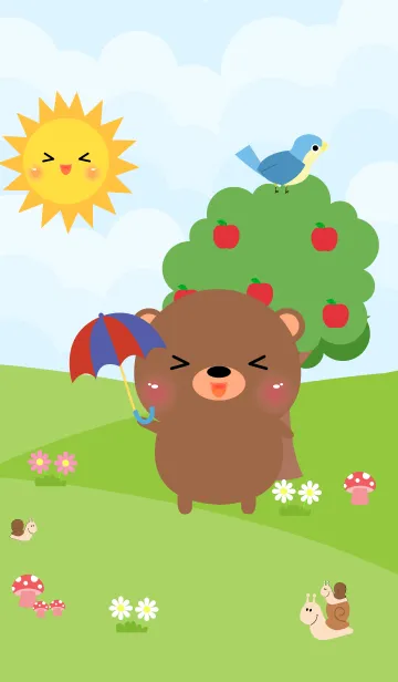 [LINE着せ替え] Love Little Bear Theme (jp)の画像1