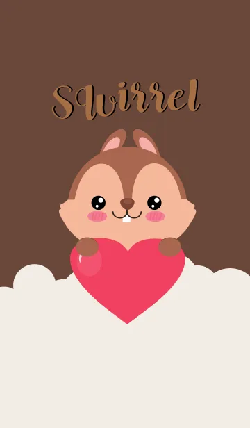 [LINE着せ替え] I,'m Lovely squirrel Theme (jp)の画像1