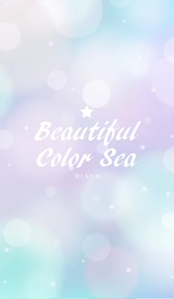 [LINE着せ替え] Beautiful Color Sea -STAR-の画像1