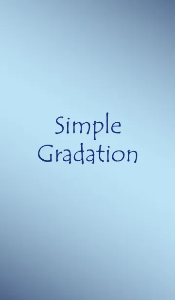 [LINE着せ替え] Simple Gradation -METAL BLUE-の画像1