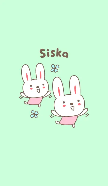 [LINE着せ替え] Cute rabbit theme name, Siska / シスカの画像1