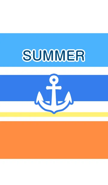 [LINE着せ替え] 夏 マリンスタイル 海の色Bの画像1